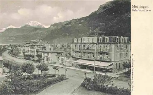AK / Ansichtskarte Meyringen Meiringen BE Bahnhofstrasse