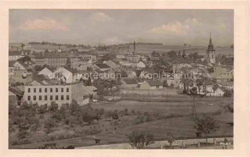 AK / Ansichtskarte Pilgrams Pelhrimov CZ Teilansicht mit Kirche