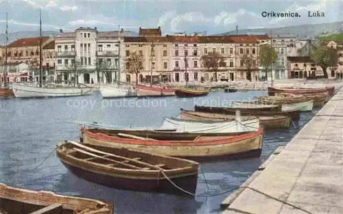 AK / Ansichtskarte CRIKVENICA Crikvenice Croatia Luka Hafen