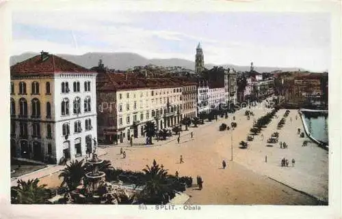 AK / Ansichtskarte SPLIT Spalato Croatia Obala