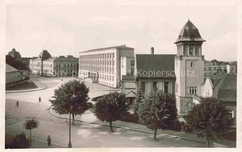 AK / Ansichtskarte HRADEC KRALOVE Koeniggraetz CZ Partie u justicniho palace Justizpalast