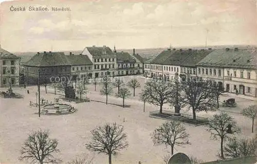 AK / Ansichtskarte Ceska Skalice Boehmisch Skalitz CZ Namesti Hauptplatz Zentrum