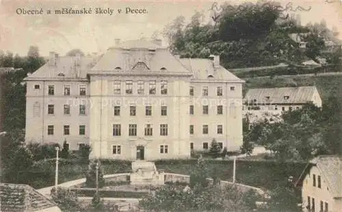 AK / Ansichtskarte Pecce Pecka Nova Paka Neupaka Jicin Jitschin CZ Obecné a mestanské skoly Schule