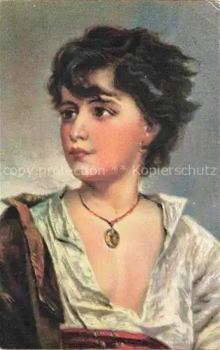 AK / Ansichtskarte RICHTER Gustav Kuenstlerkarte Pischerknabe Koeln am Rhein 