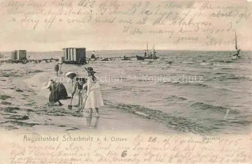 AK / Ansichtskarte SCHARBEUTZ Ostseebad Strandbild