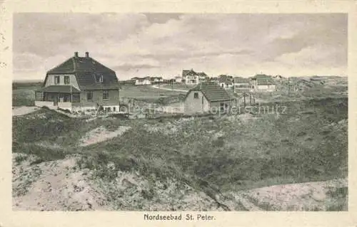 AK / Ansichtskarte St Peter -Ording Nordseebad Panorama Duenenlandschaft