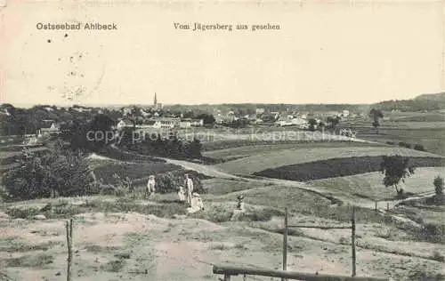 AK / Ansichtskarte AHLBECK HERINGSDORF Insel Usedom Ostseebad Panorama Blick vom Jaegersberg aus