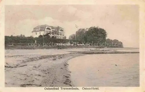 AK / Ansichtskarte TRAVEMueNDE Ostseebad Ostsee-Hotel Strand