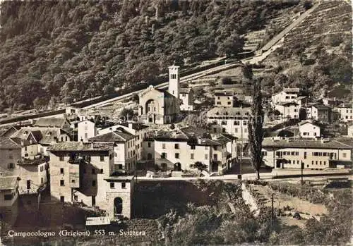 AK / Ansichtskarte Campocologno Bernina GR Ansicht mit Kirche