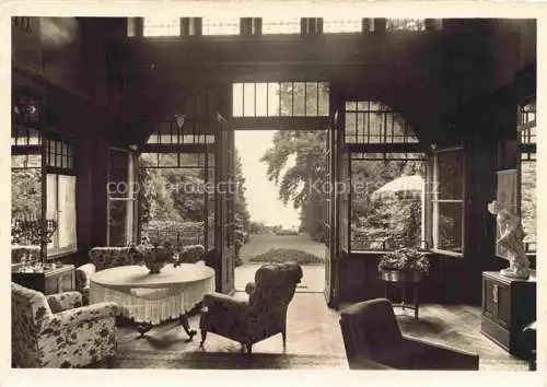 AK / Ansichtskarte Wasserburg am Bodensee Bayern Villa Gwinner Halle
