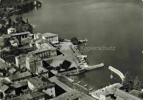 AK / Ansichtskarte Colico Como Lombardia IT Al Lago di Como dall'aereo