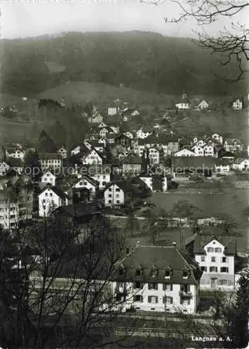 AK / Ansichtskarte Langnau Albis ZH Panorama