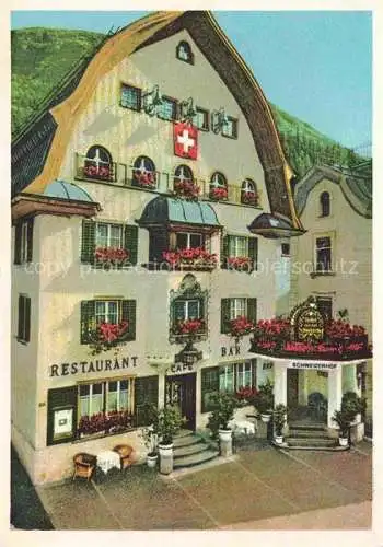AK / Ansichtskarte Andermatt UR Schweizerhof Hotel Suisse Restaurant