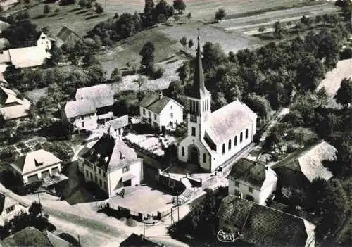 AK / Ansichtskarte Seppois-le-Haut Obersept Altkirch 68 Haut-Rhin Eglise et Mairie vue aérienne