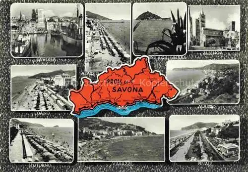 AK / Ansichtskarte SAVONA Liguria IT Alassio Solagailinara Albenga Loano Spotorno Varazze Finale
