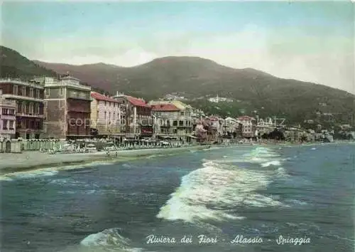 AK / Ansichtskarte ALAssIO Savona Liguria IT Spiaggia