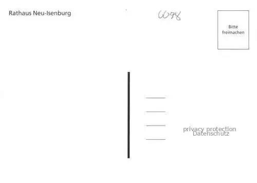 AK / Ansichtskarte Neu-Isenburg Offenbach Hessen Rathaus