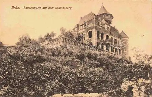 AK / Ansichtskarte Bruex  MOST Sudetengau CZ Landeswarte auf dem Schlossberg