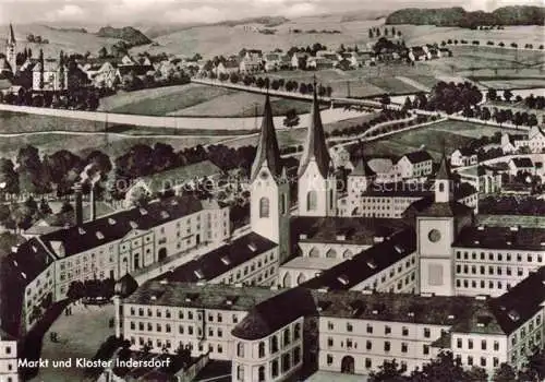 AK / Ansichtskarte Indersdorf Petersdorf Aichach-Friedberg Bayern Markt und Kloster