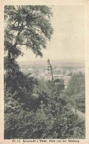 AK / Ansichtskarte Arnstadt Ilm Thueringen Blick von der Alteburg