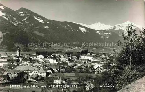 AK / Ansichtskarte Spittal  Drau Kaernten AT mit Kreuzeckgruppe
