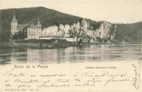 AK / Ansichtskarte Tailfer Profondeville Namur Belgie Chateau Dorlodot a Tailfer Bords de la Meuse