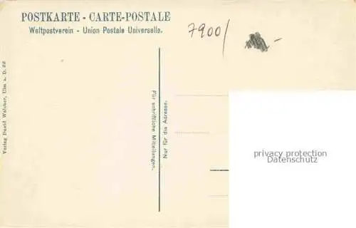 AK / Ansichtskarte ULM  Donau Rathaus