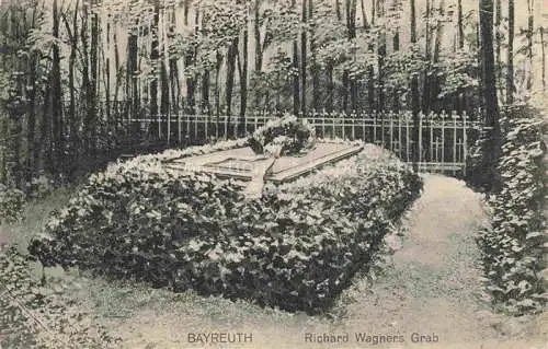 AK / Ansichtskarte BAYREUTH Richard Wagners Grab