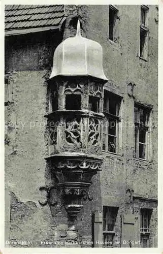 AK / Ansichtskarte Dueren Rheinland NRW Erker des Historischen Hauses am Bongart