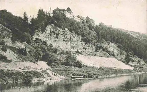 AK / Ansichtskarte Fuerstenberg  Weser Niedersachsen Panorama Burg