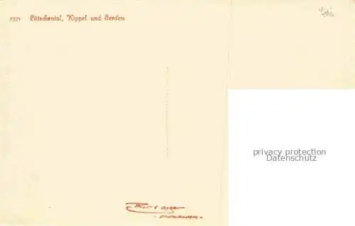 AK / Ansichtskarte Loetschental Raron VS mit Kippel und Ferden