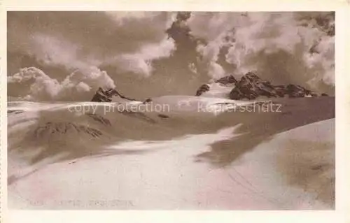 AK / Ansichtskarte Karl-Eisfeld Gosaugletscher Dachstein Oberoesterreich AT Panorama