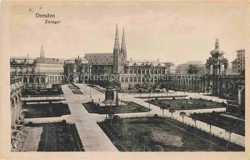 AK / Ansichtskarte DRESDEN Elbe Zwinger