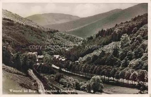 AK / Ansichtskarte Wennetal Meschede Arnsberg Hochsauerlandkreis NRW Panorama