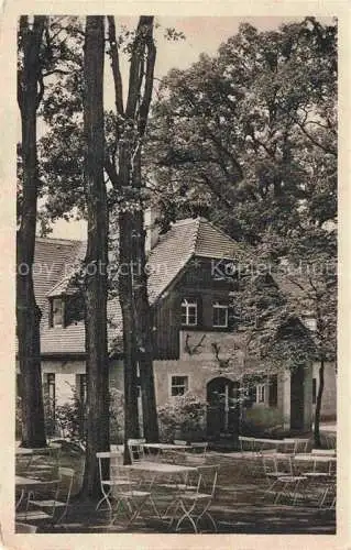 AK / Ansichtskarte Moritzburg Jagdschloss Sachsen Churfuerstliche Waldschaenke