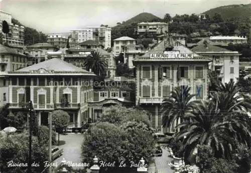 AK / Ansichtskarte VARAZZE Liguria IT Hotel le Palme Riviera dei Fiori