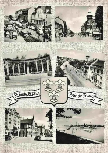 AK / Ansichtskarte St Louis Alsace 68 St Ludwig Elsass Vues d'ensemble