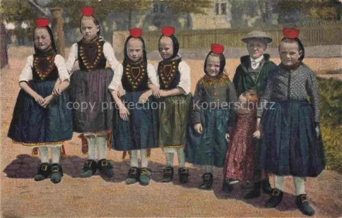AK / Ansichtskarte Trachten Hessen Schwaehner Kinder