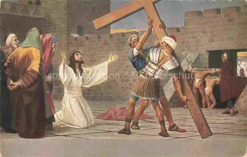 AK / Ansichtskarte Jesus Christus Christentum Kreuzung 