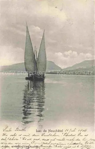 AK / Ansichtskarte Neuchatel NE Lac de Neuchatel