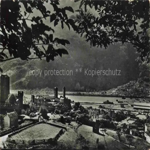 AK / Ansichtskarte BELLINZONA TI con i castelli Svitto e Uri