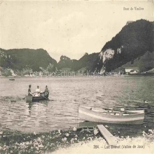 AK / Ansichtskarte Lac Brenet Vallee de Joux Vallorbe Orbe VD Vallee de Joux Dent de Vaulion