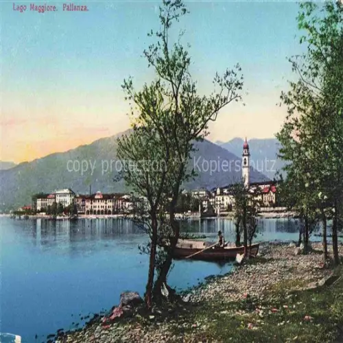 AK / Ansichtskarte Pallanza Lago Maggiore Piemonte IT Panorama