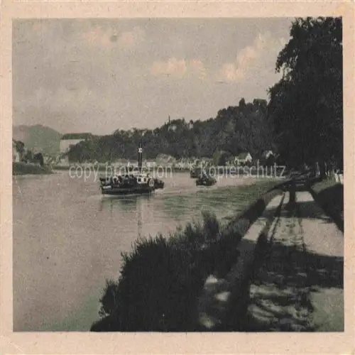AK / Ansichtskarte LINZ DONAU AT Donaupartie Dampfschiff