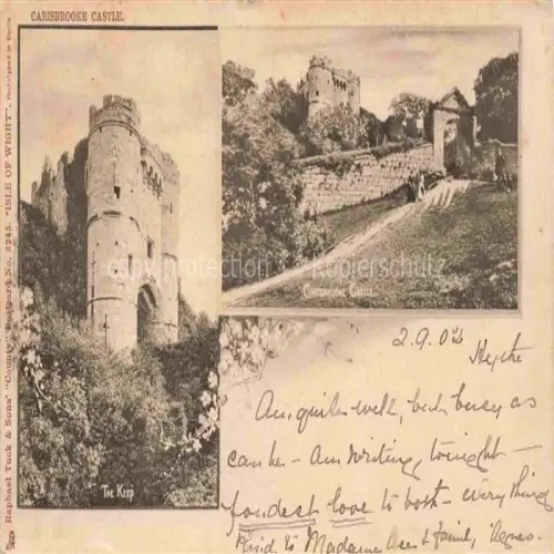 AK / Ansichtskarte Carisbrooke  Isle of Wight IOW UK Carisbrooke Castle The Keep