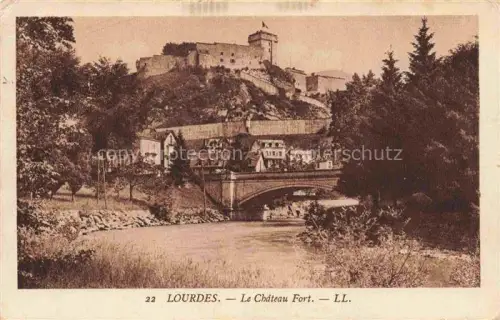 AK / Ansichtskarte LOURDES 65 Le Chateau Fort