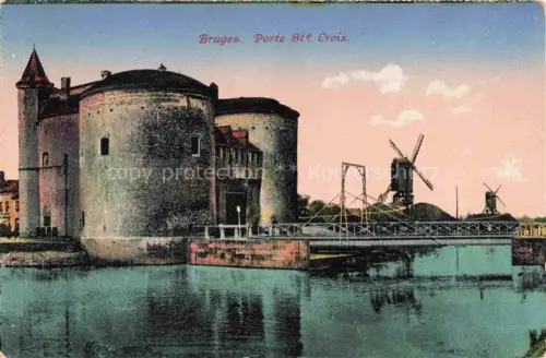 AK / Ansichtskarte Bruges  BRUGGE Belgie Porte Ste Croix
