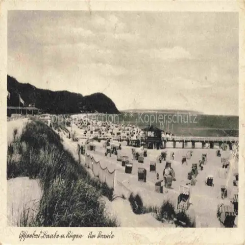 AK / Ansichtskarte BAABE Ostseebad Ruegen Am Strand