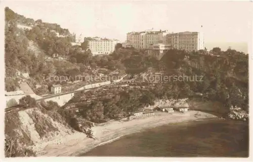 AK / Ansichtskarte MONTE-CARLO MONACO Cap d'Ail Hotel Eden Badestrand 