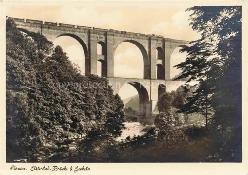 AK / Ansichtskarte PLAUEN  Vogtland Elstertal Bruecke bei Jocketa